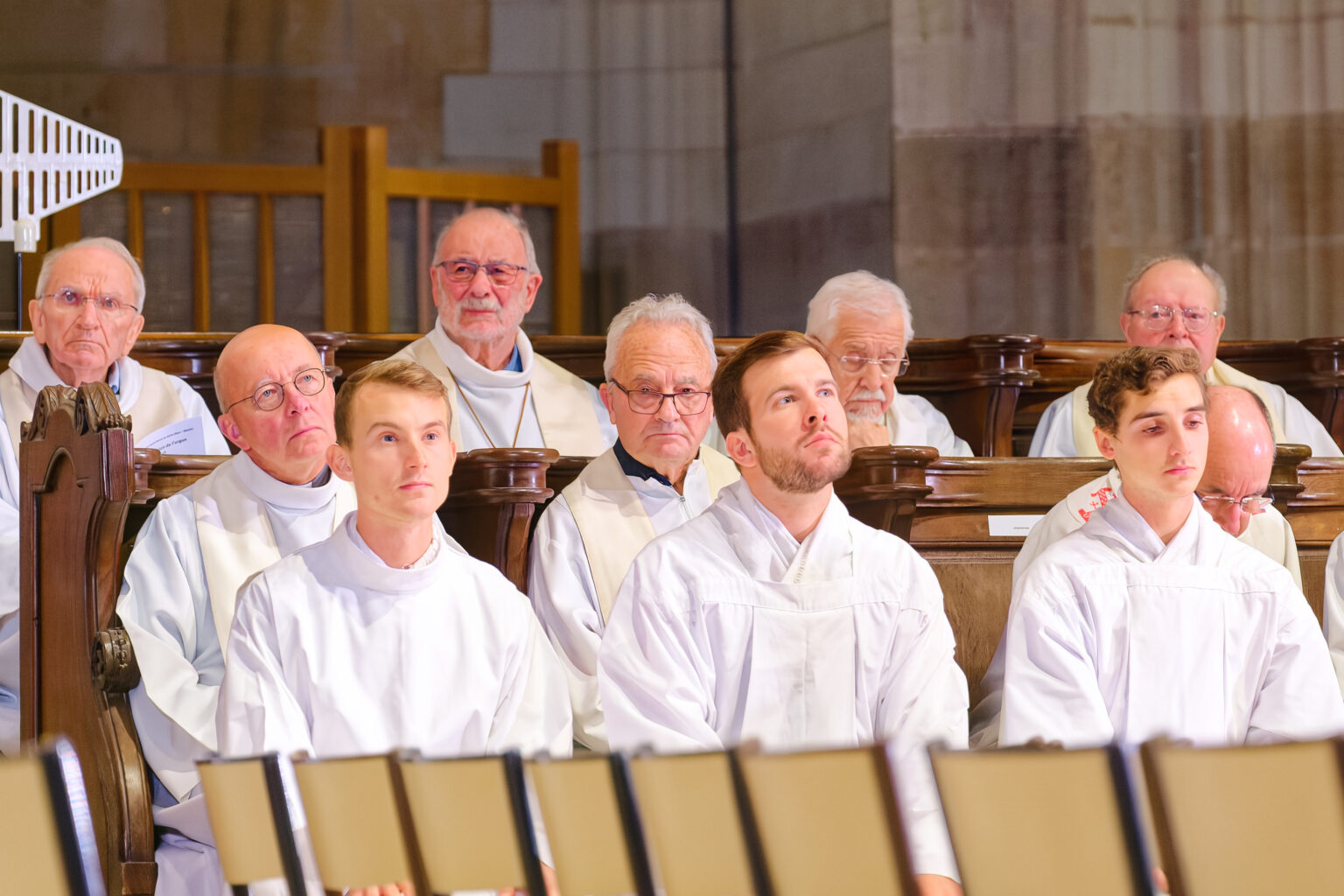 Cérémonie officielle de réouverture de la cathédrale Saint-Pierre-et-Saint-Paul de Nantes, le 27 septembre 2025.